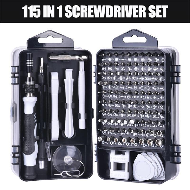 115 in 1 Precision Screwdriver Set Repair Tool Kit
