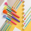 15pcs Colorful Makeup Brush Set