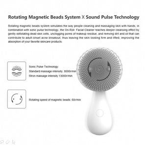 Magnetic Beads Silicone Facial Cleanser Instrument