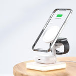 Magnetic Wireless Charger Dock with LED Light