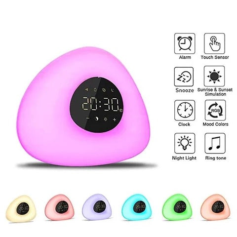 Sunrise Simulation Bedside Lamp Alarm Clock