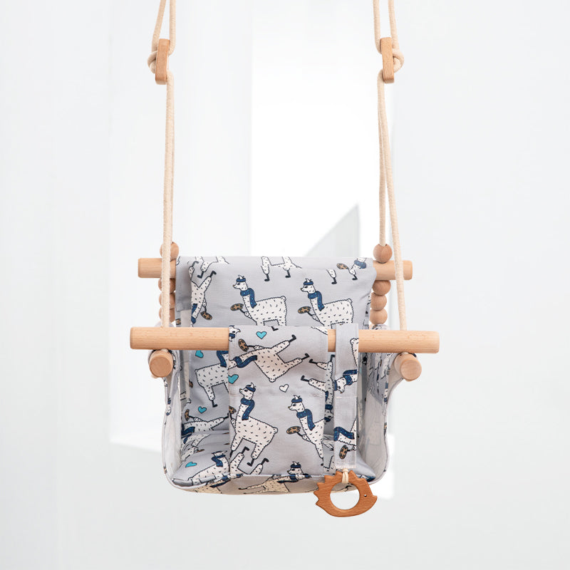 Cotton Canvas Hanging Baby Swing Chair