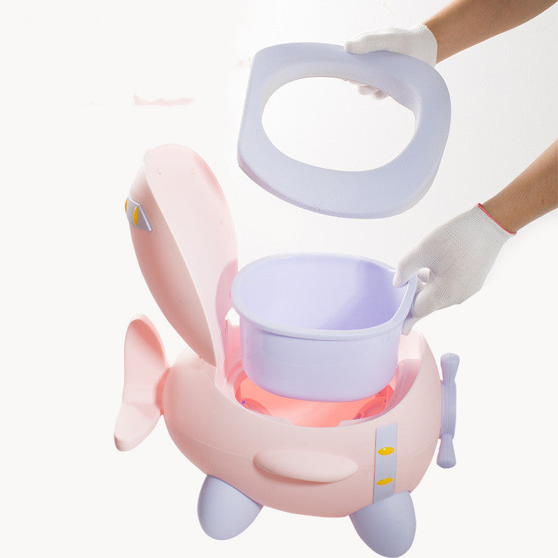 Simulated Airplane Kids Potty Training Seat