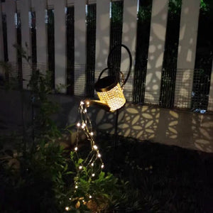 Outdoor Watering Can LED Solar Light Decoration