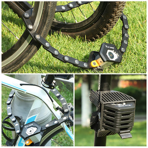 Anti Theft Heavy Duty Folding Bike Lock with 3 Keys