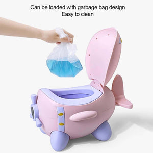 Simulated Airplane Kids Potty Training Seat