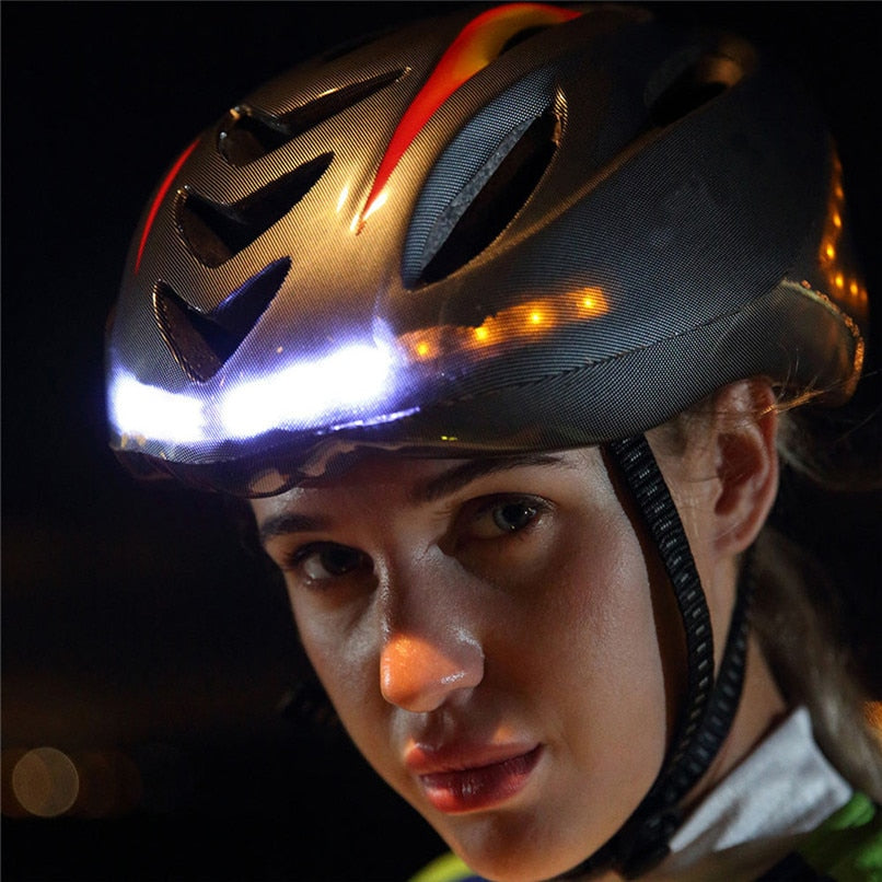 Smart Steering LED Bike Helmet