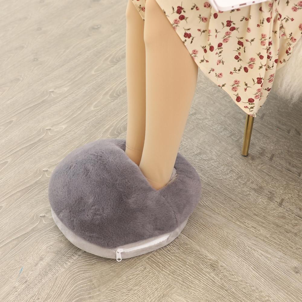 Plush Electric Foot Warmer