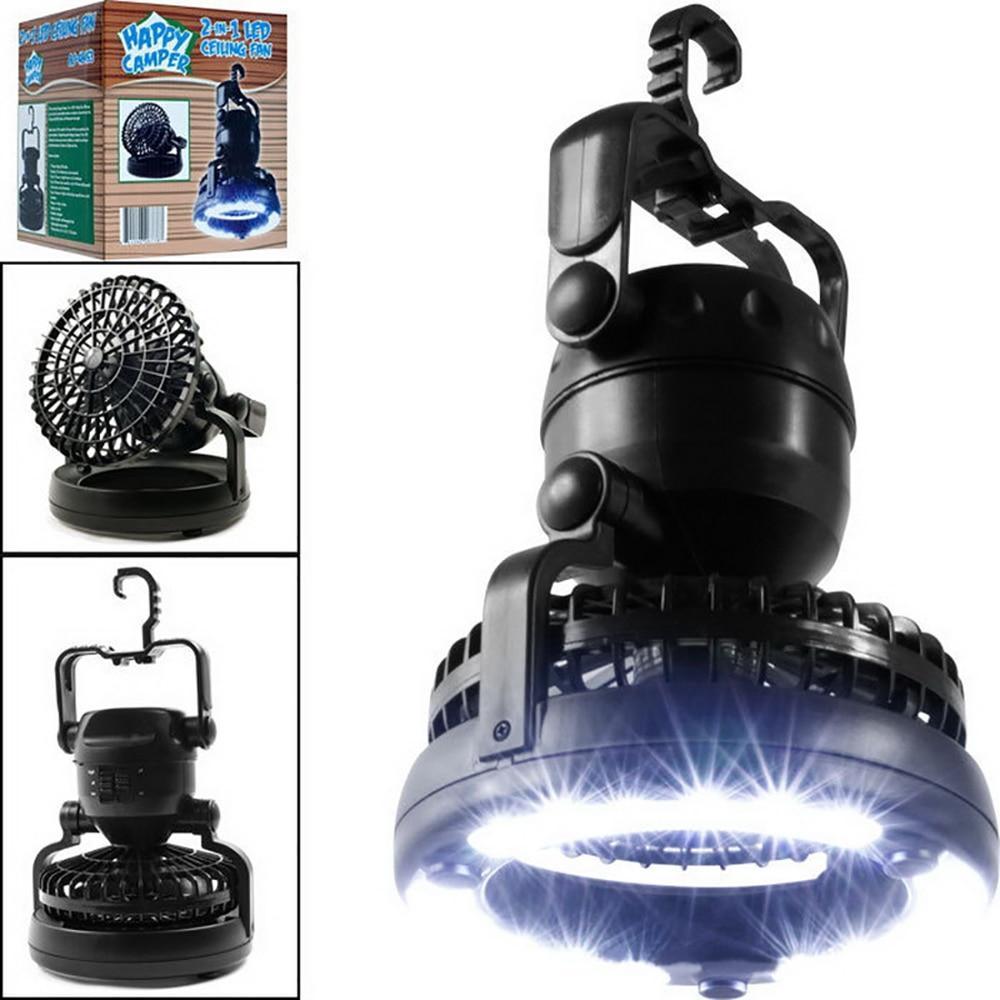 2-in-1 LED Camping Lantern with Fan