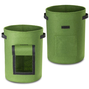 3 Pcs Breathable Vegetable Plant Grow Bags (Large)