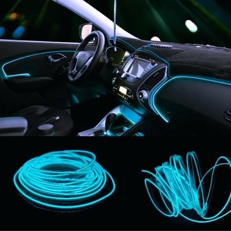 Car Interior Neon LED Rope Light