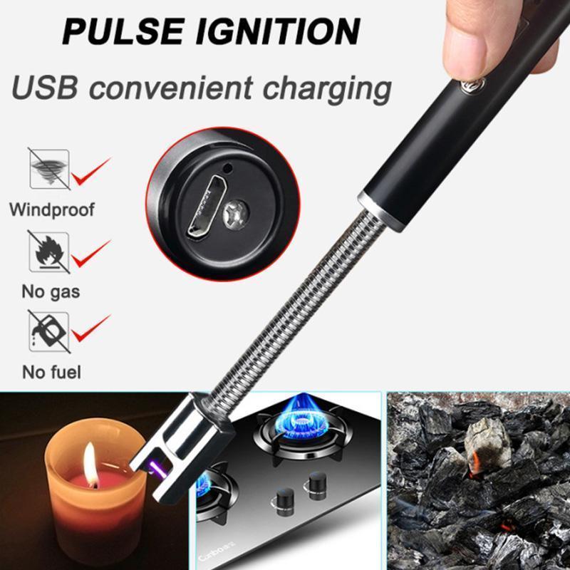 USB Electric Zinc Alloy Flameless Lighter