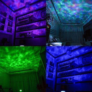 Ocean Wave Night Projector Lamp & Music Player