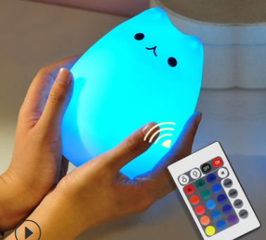 Cartoon Cat LED Night Light