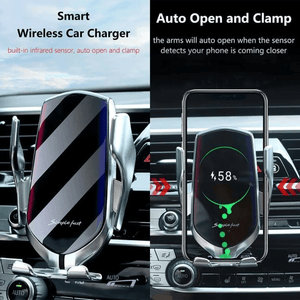 Automatic Sensor Wireless Car Charger and Phone Holder