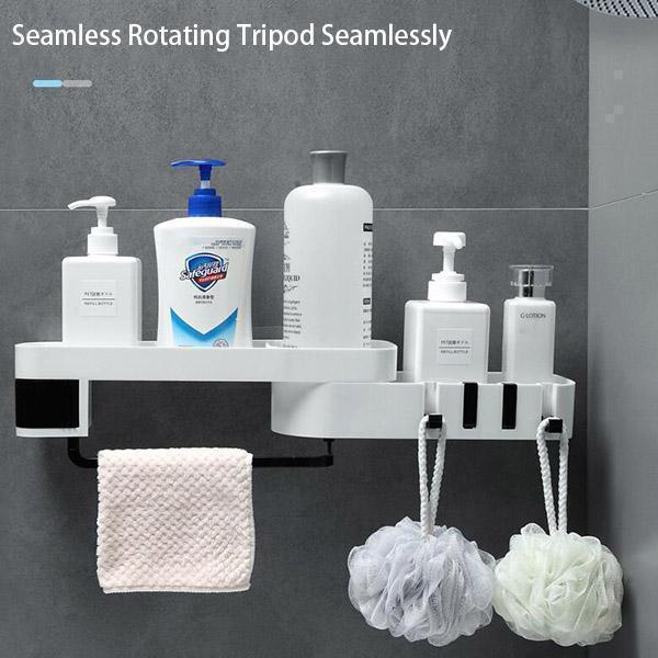 Seamless Rotating Tripod Bathroom Organizer