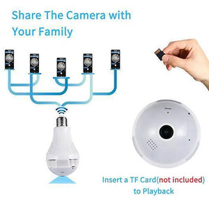Wireless Security Light Bulb Camera