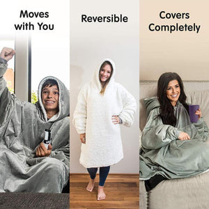 Winter Oversized Warming Blanket Hoodie