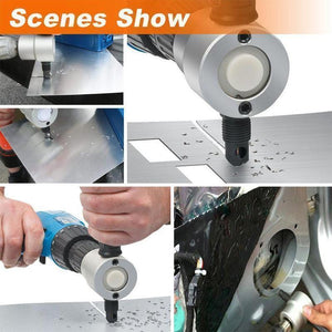 Double Head Sheet Metal Cutter Nibbler