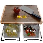 Multifunction Cutting Board with Shelf