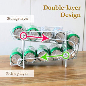 Soda Can Rack Beverage Dispenser