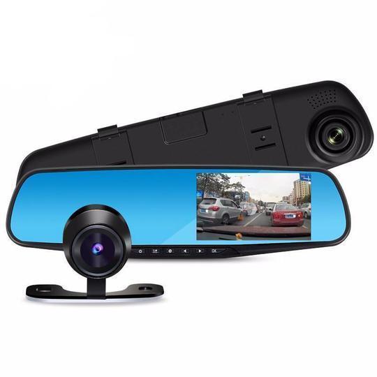 Dual Lens Dash Cam Vehicle Front Rear HD 1080 P Video Recorder