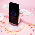 LED Angel Wings Wireless Charger (PINK)