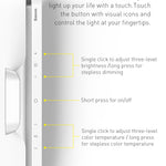 Rechargeable Magnetic LED Desk Lamp with Stepless Dimming