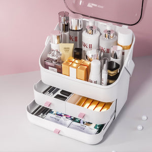 Modern Makeup Organizer Box With Drawer