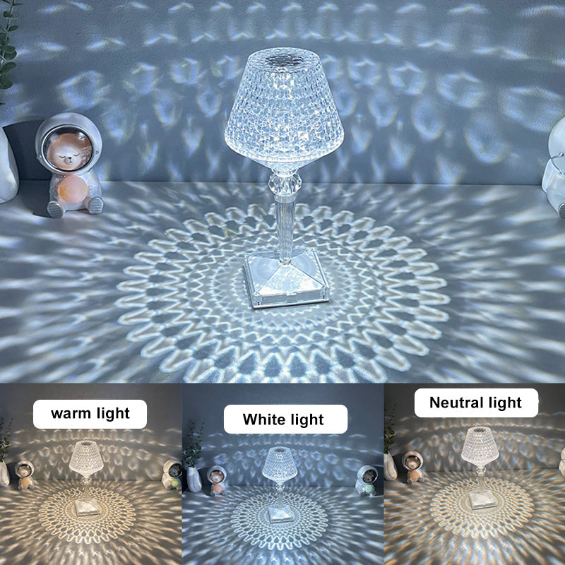 Diamond Crystal LED Table Lamp