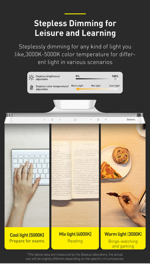 Rechargeable Magnetic LED Desk Lamp with Stepless Dimming
