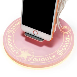 LED Angel Wings Wireless Charger (PINK)