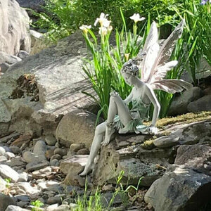 Sitting Fairy Garden Statue