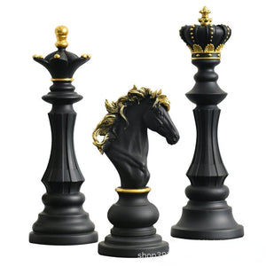 Chess Statue Home Decor