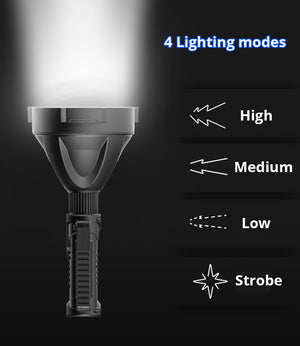 Rechargeable Spotlight LED Flashlight High Lumens