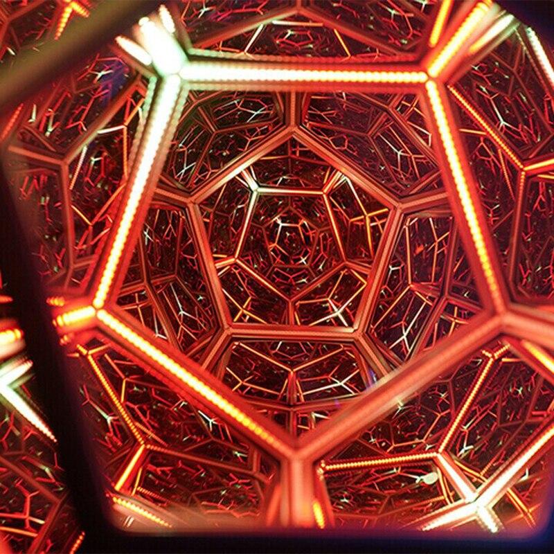 Dodecahedron Color Art Light Table Lamp