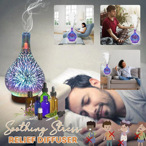 Firework Atmospheric Glass Diffuser Humidifier