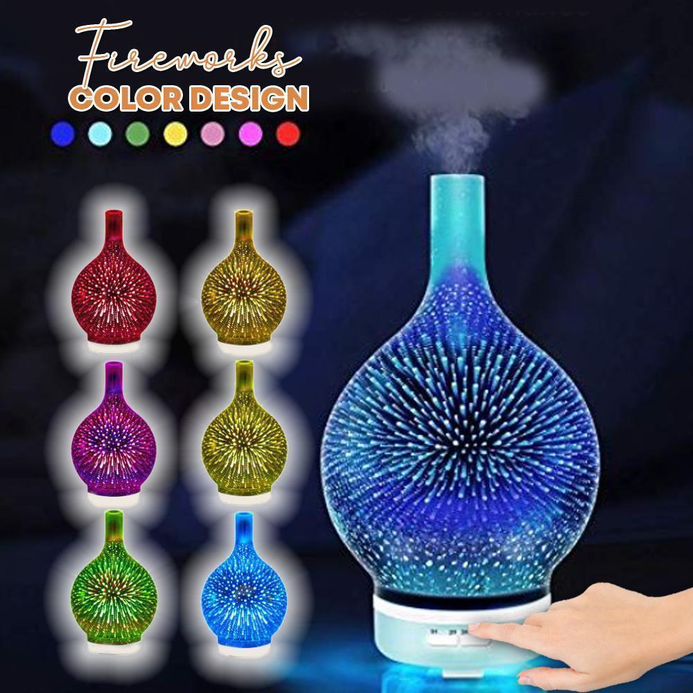 Firework Atmospheric Glass Diffuser Humidifier