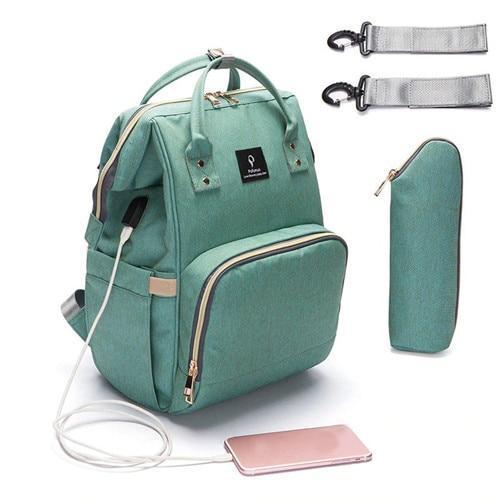 Diaper Bag Backpack with USB Charging Port
