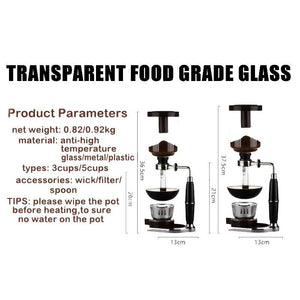Siphon Coffee Maker