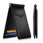 Black Carbon Money Clip Wallet