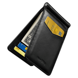Black Carbon Money Clip Wallet