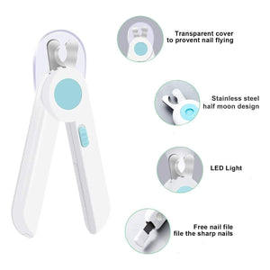 Pet Nail Clipper with LED Light