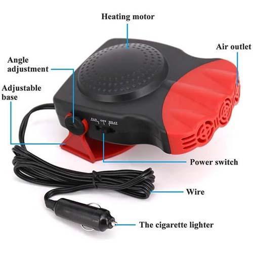 Portable Car Heater Defrosts Defogger