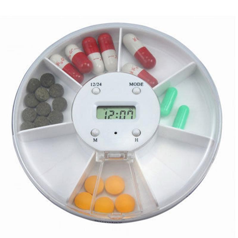 Electronic Pills Organizer and Dispenser with Alarm