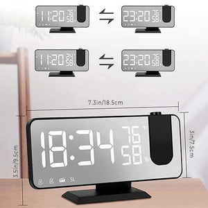 Digital Radio Projection Alarm Clock