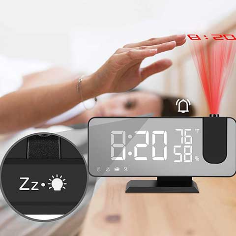 Digital Radio Projection Alarm Clock
