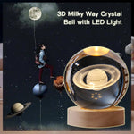 Luminous 3D Glowing Crystal Ball