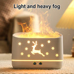 Christmas Elk Flame Humidifier Oil Diffuser