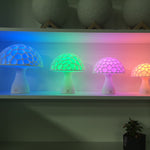3D Printed Silicone Creative Mushroom Table Lamp
